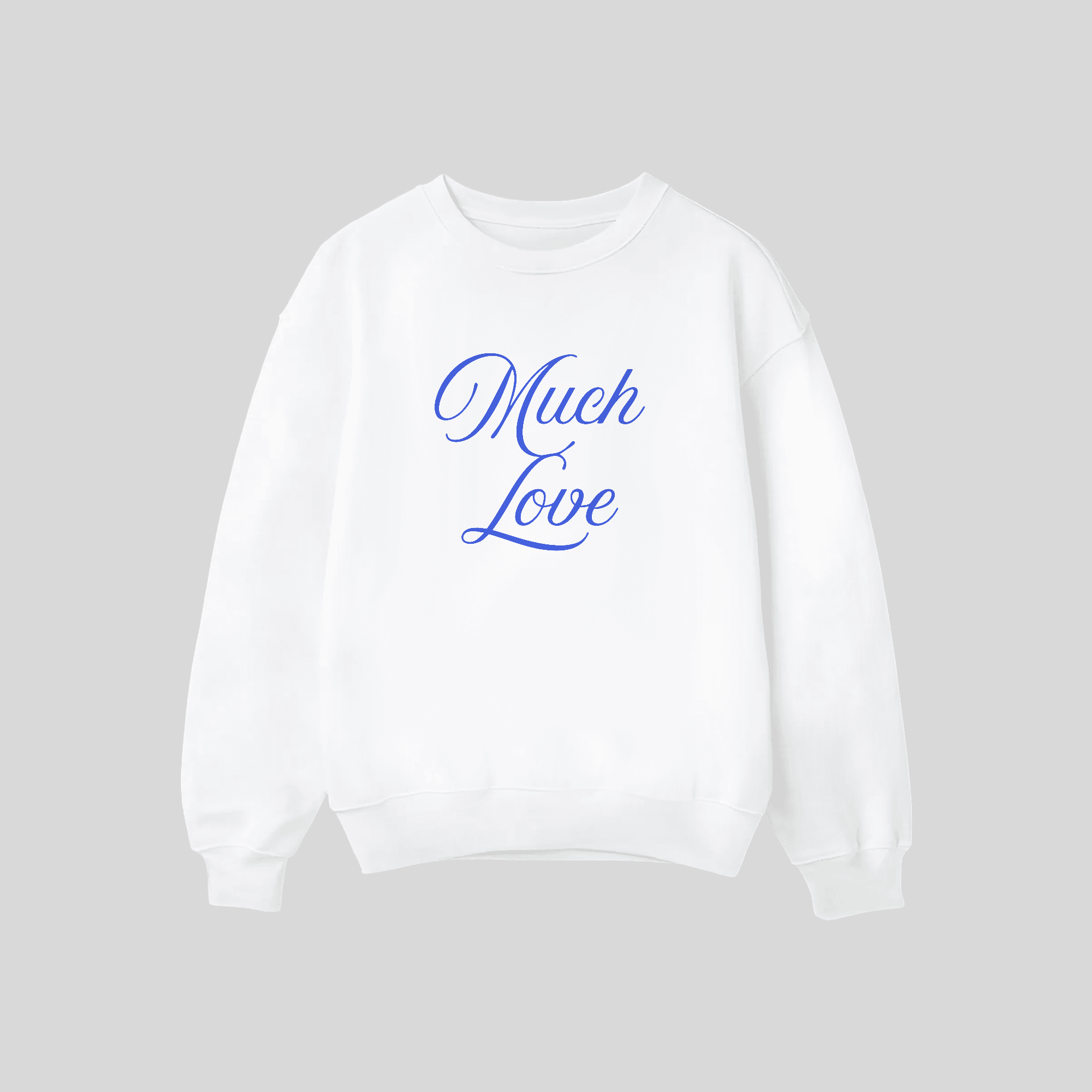 Custom ML Cursive Logo Crewneck